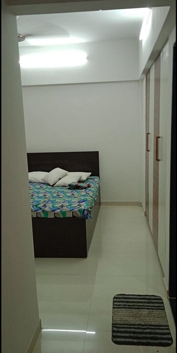 Bedroom in 2 BHK Apartment at Cosmos Habitat, Majiwada – for Rent