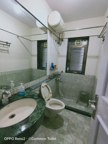 Attached Bathroom in 1 BHK Apartment at Bhoomi Gokul, Goregaon East – for Rent