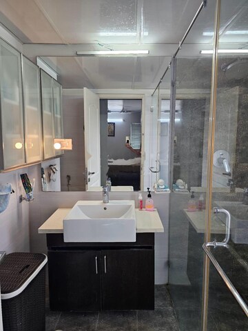Attached Bathroom in 3 BHK Apartment at Aparna Sarovar Grande, Nallagandla – for Rent