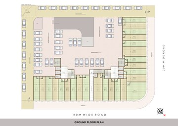 Floor Plan in 2 BHK Apartment at Sector 4 Pushpak Nagar – for Sale