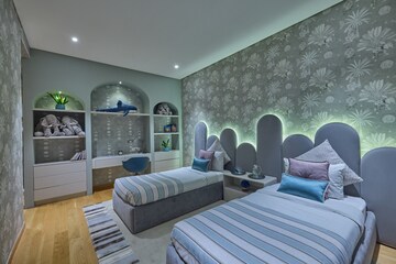 Bedroom in 4 BHK Apartment at Embassy Lake Terrace, Hebbal – for Sale