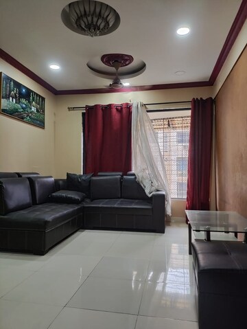 Living Room in 3 BHK Apartment at Sai Kripa CHS, Nerul – for Rent