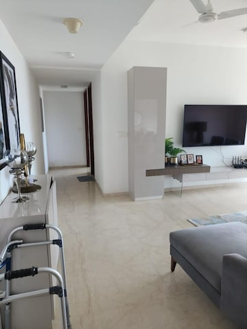 Living Room in 4 BHK Apartment at Lodha Parkside, Worli – for Sale