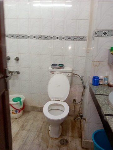 Bathroom in 2 BHK Builder Floor at East Of Kailash – for Rent