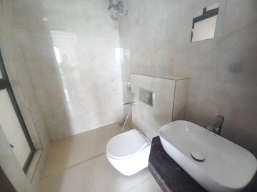 Bathroom in 2 BHK Apartment at Raymond Ten X Habitat, Pokhran Road No 2 – for Rent