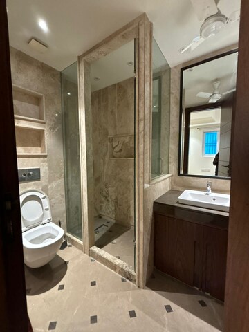 Attached Bathroom in 4 BHK Apartment at Gulmohar Park – for Rent