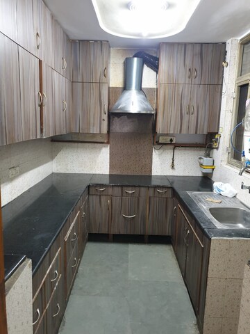 Kitchen in 3 BHK Apartment at Sector 12 Dwarka – for Rent