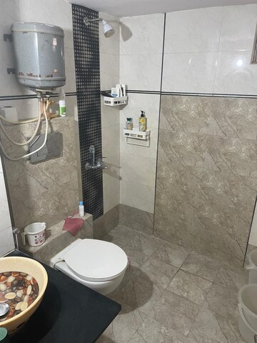Bathroom in 2 BHK Apartment at Makarba – for Rent