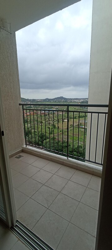 Balcony in 2 BHK Apartment at Godrej Nurture Pune, Mamurdi – for Rent