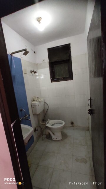 Bathroom in 2 BHK Builder Floor at Mehrauli – for Rent