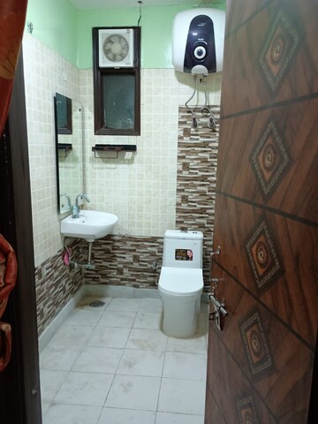 Bathroom in 2 BHK Builder Floor at Khirki Extension – for Rent
