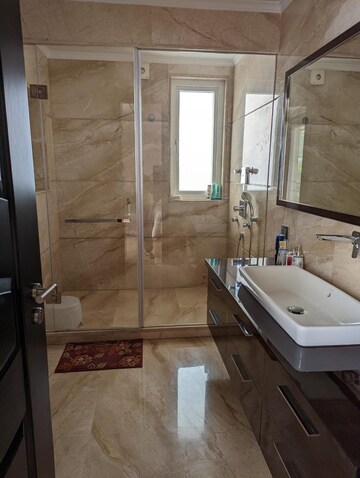Bathroom in 4 BHK Apartment at Saket – for Rent