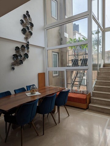 Living Room in 4 BHK Apartment at Saket – for Rent