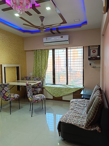 Living Room in 1 BHK Apartment at Soundlines Florence Tower, Lower Parel – for Rent