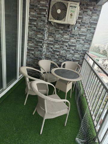 Balcony in 3 BHK Apartment at Pacific Golf Estate, Kulhan – for Sale