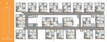 Floor Plan in 3 BHK Apartment at Pocharam – for Sale