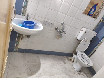 Bathroom in 2 BHK Apartment at Shubharambh Complex, Manpada – for Rent