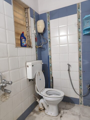 Bathroom in 2 BHK Apartment at Shubharambh Complex, Manpada – for Rent