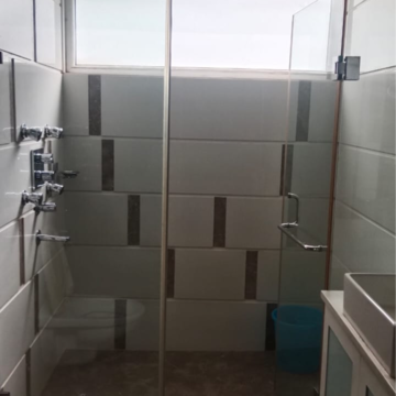 Bathroom in 3 BHK Builder Floor at Kalkaji – for Rent