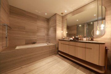 Attached Bathroom in 4 BHK Apartment at Embassy One, Bellary Road – for Sale