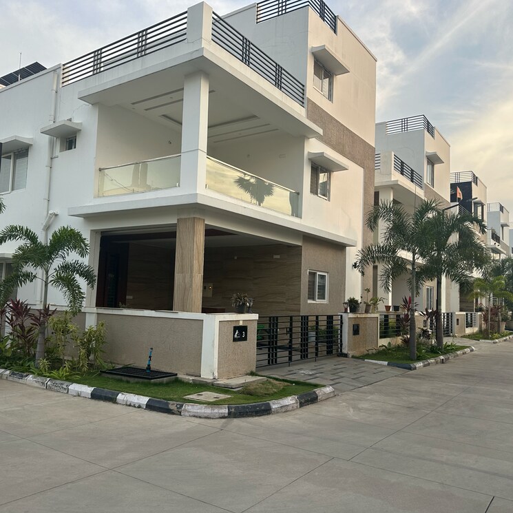 Exterior View, arsl-green-villas 4 Bedroom 4000 Sq.Ft. Villa In Shaili Gardens Hyderabad 7932065
