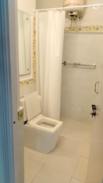 Bathroom in 3 BHK Apartment at Banjara Hills – for Rent