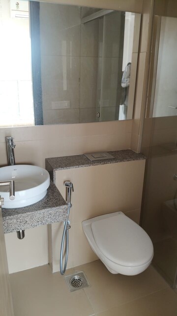 Bathroom in 1 BHK Apartment at LnT Veridian, Powai – for Rent