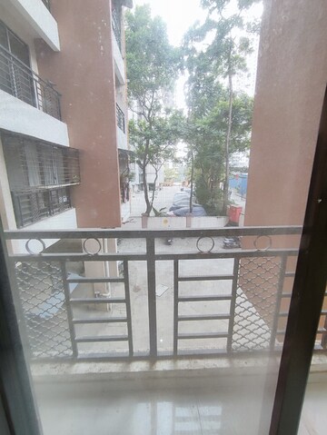 Balcony in 2 BHK Apartment at Kirans Shree Smaran, Kasarvadavali – for Rent