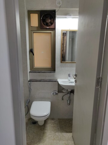 Attached Bathroom in 1 BHK Apartment at Sheth Vasant Oasis, Andheri East – for Rent