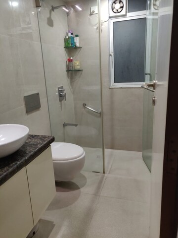Bathroom in 3 BHK Apartment at The Great Eastern, Kanjurmarg East – for Rent
