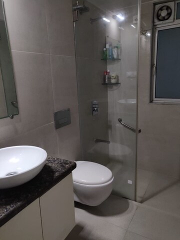 Bathroom in 3 BHK Apartment at The Great Eastern, Kanjurmarg East – for Rent
