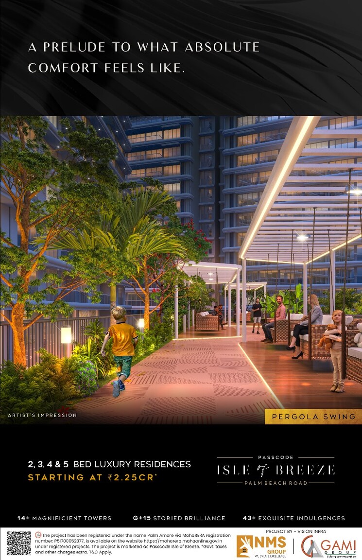 Exterior View, nms-palm-amore 4 Bedroom 2529 Sq.Ft. Builder Floor In Seawoods Sector 46 Navi Mumbai 7932392