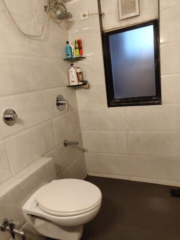 Bathroom in 3 BHK Apartment at The Great Eastern, Kanjurmarg East – for Rent