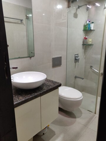 Bathroom in 3 BHK Apartment at The Great Eastern, Kanjurmarg East – for Rent