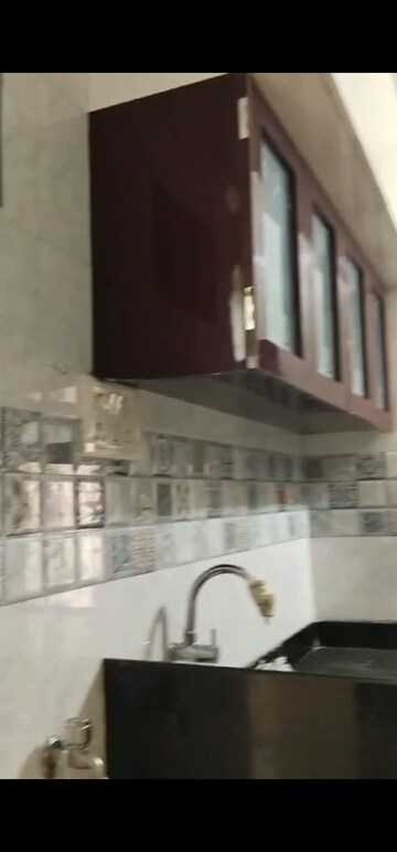 Kitchen in 1 BHK Apartment at Shree Meenakshi CHS, Goregaon East – for Rent