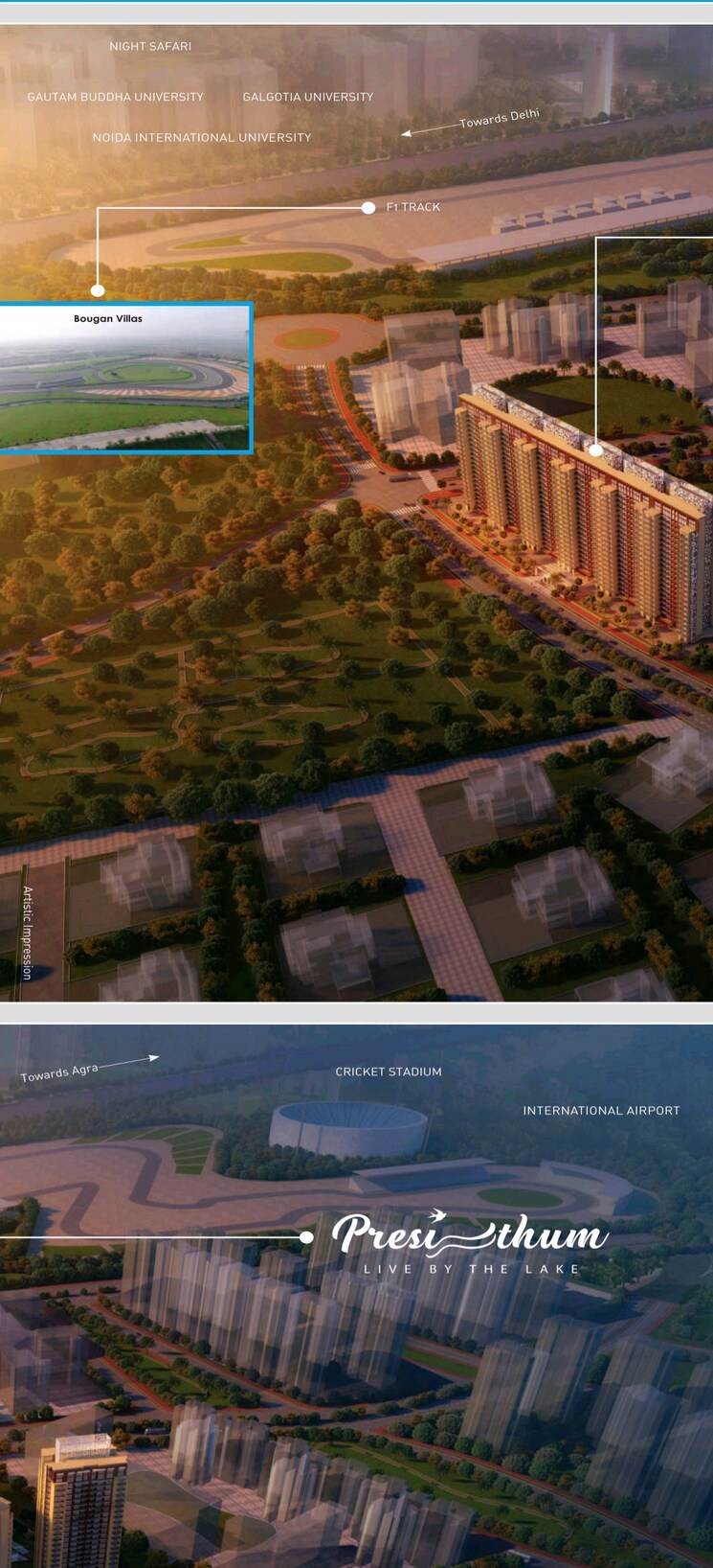 Exterior View, nimbus-the-palm-village 3 Bedroom 2125 Sq.Ft. Apartment In Sector 22a Yamuna Expressway Greater Noida 7932645