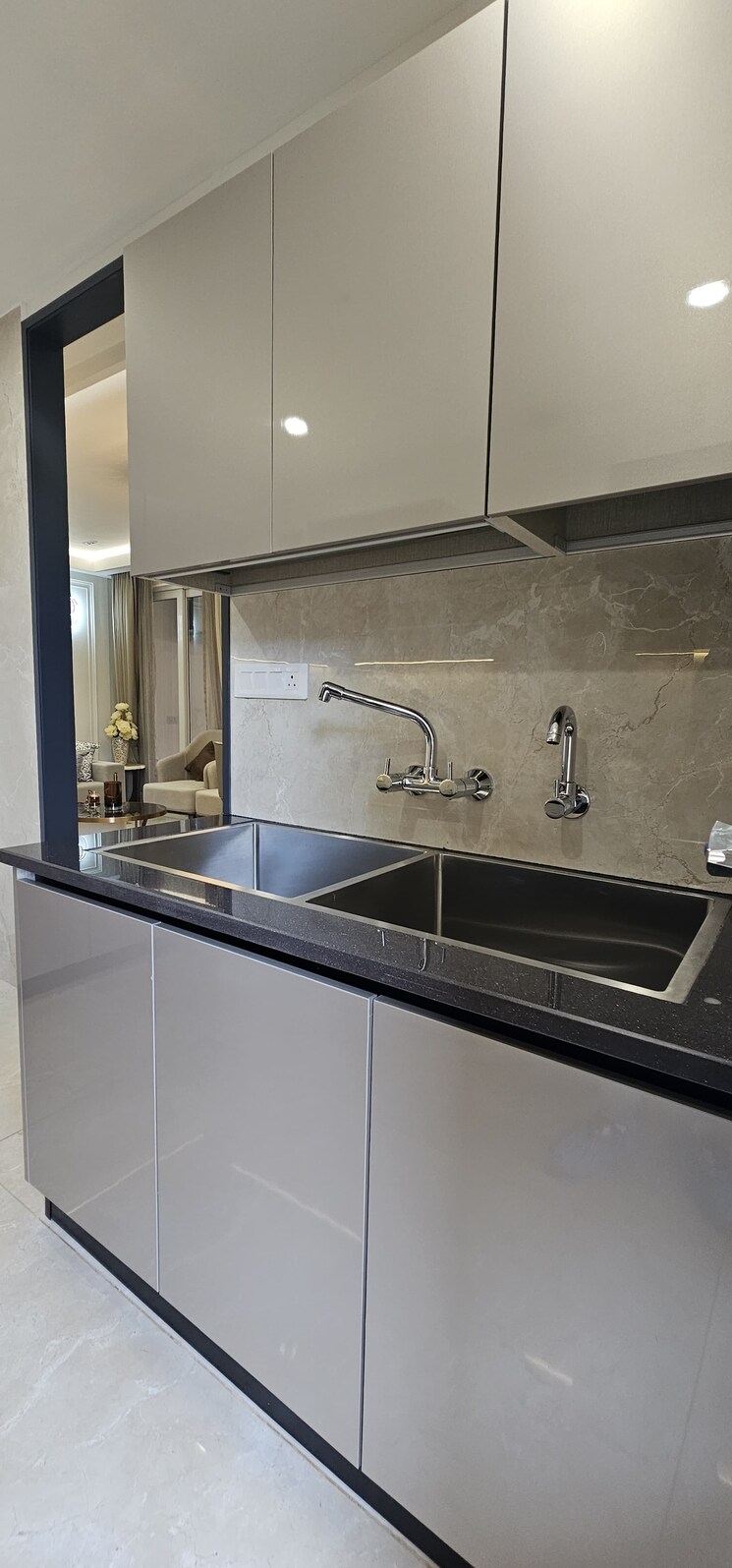 Kitchen, dhakoli 3 Bedroom 1500 Sq.Ft. Apartment In Dhakoli Mohali 7932769