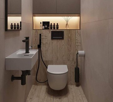 Bathroom in  Office Space at Andheri East – for Rent