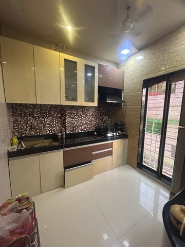 Kitchen in 1.5 BHK Apartment at Bachraj Landmark, Virar West – for Rent