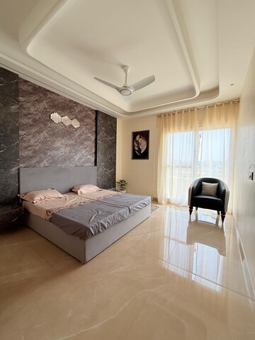 Living Room in 3 BHK Builder Floor at Amolik Aster Woods, Sector 98 – for Sale