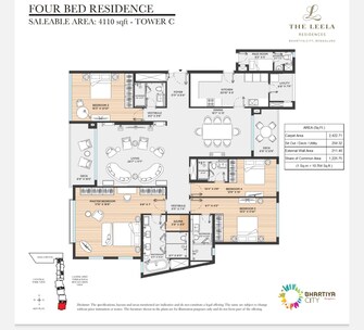 4 BHK Apartment For Resale in Bhartiya City Leela Residences Thanisandra Main Road Bangalore  7933070