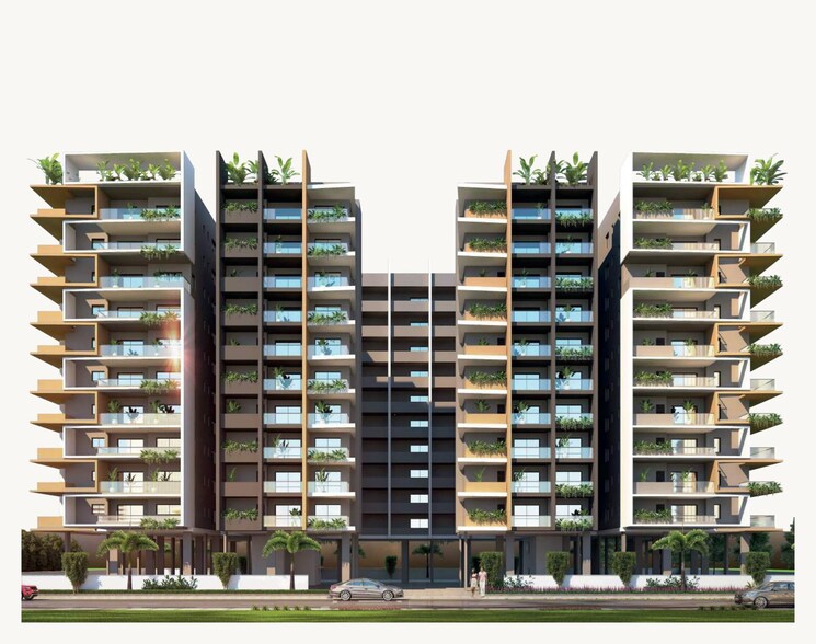 Exterior View, aura-vidha 3 Bedroom 2115 Sq.Ft. Apartment In Kondapur Hyderabad 7933108