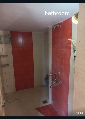 Bathroom in 1 BHK Apartment at Raunak Heights, Ghodbunder Road – for Rent