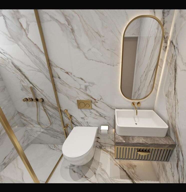 Bathroom, vishwa-bhuvan 2 Bedroom 650 Sq.Ft. Apartment In Chembur Mumbai 7933324