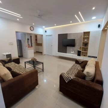 Living Room in 3 BHK Apartment at Kumar Picasso, Hadapsar – for Rent