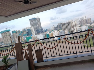 Balcony in 3 BHK Apartment at ASBL Spire, Kokapet – for Rent
