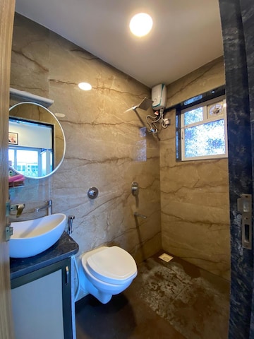 Bathroom in 1 BHK Apartment at Devika Towers, Collectors Colony – for Sale
