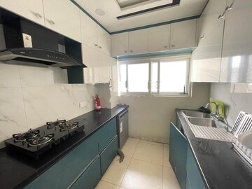 Kitchen in 3 BHK Apartment at Prestige High Fields, Gachibowli – for Rent