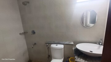Bathroom in 2.5 BHK Apartment at Bhartiya City Nikoo Homes II, Thanisandra Main Road – for Rent