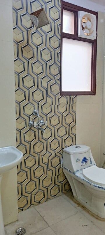 Bathroom in 2 BHK Builder Floor at Chattarpur – for Rent